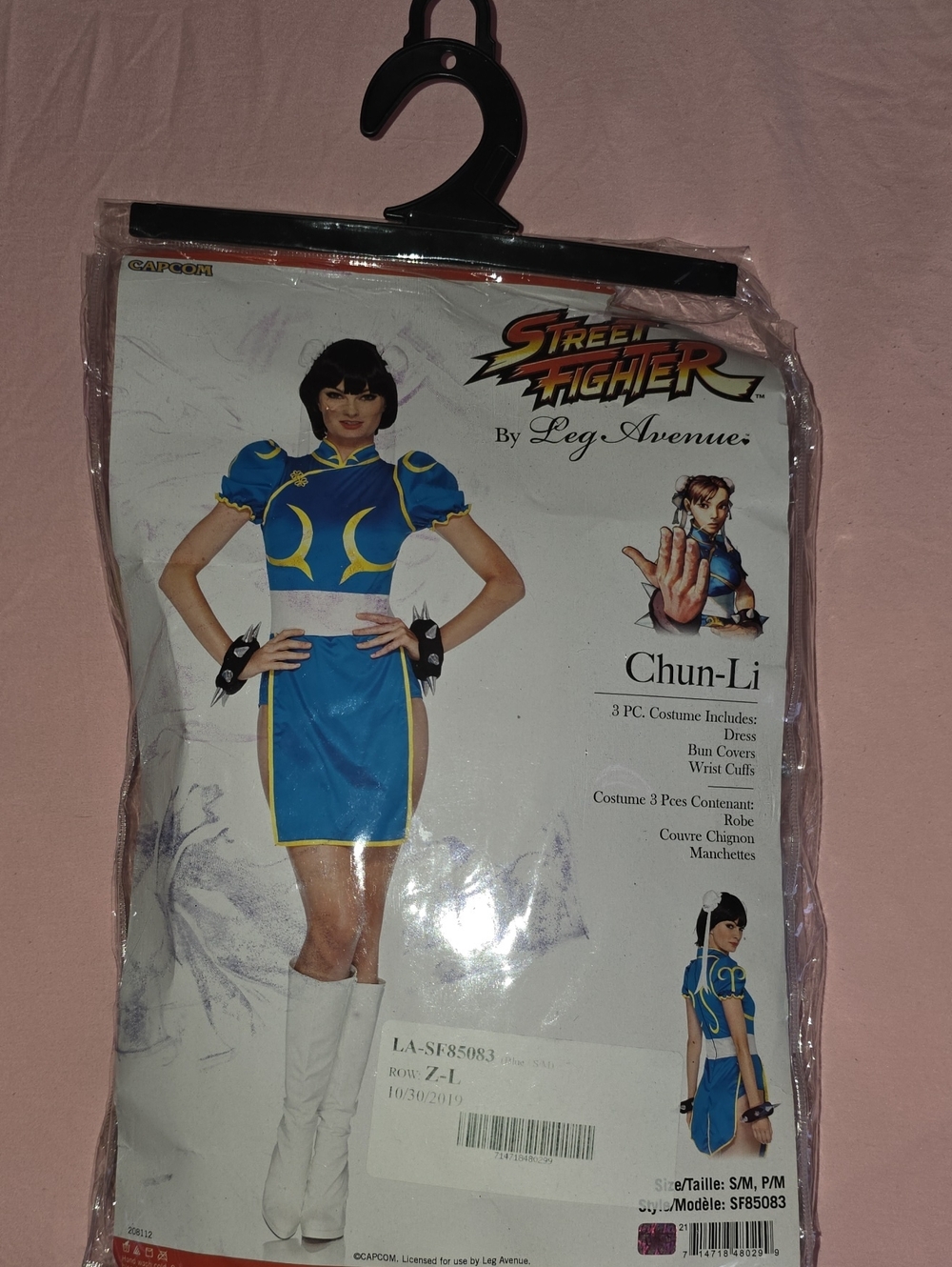 Leg Avenue Kids Chun-Li Blue Costume - Iconic Street Fighter Outfit